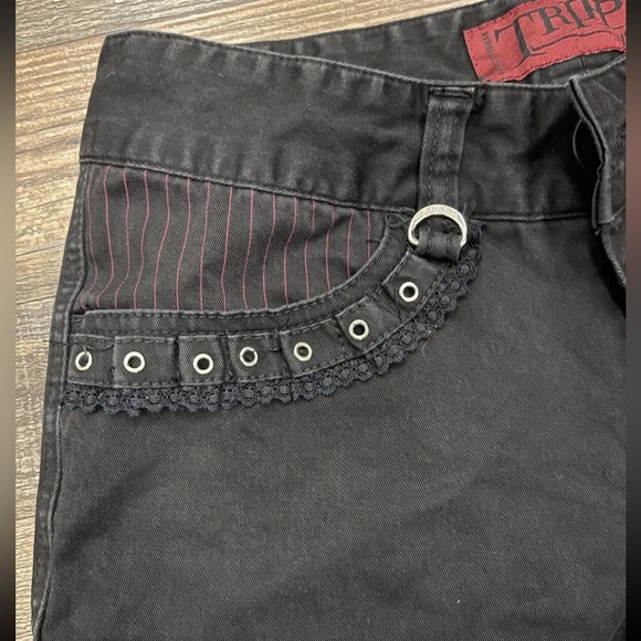 Tripp NYC Rare Pink Pinstripe Lace Pants Corset Pockets size 3 *NFS AS OF RN* - Picture 4 of 6